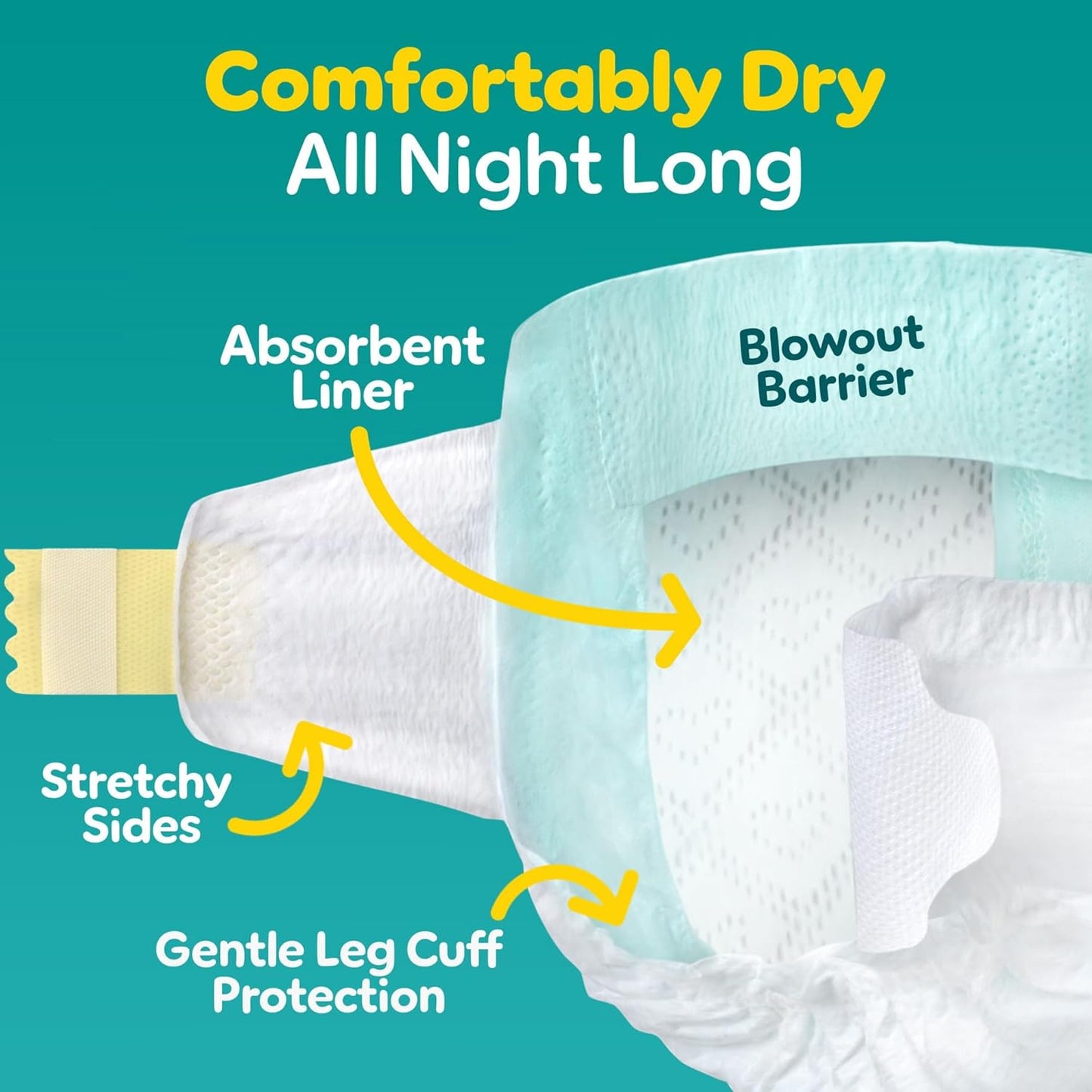 Pampers Baby Diapers - Swaddlers - Size 2, 186 Count
