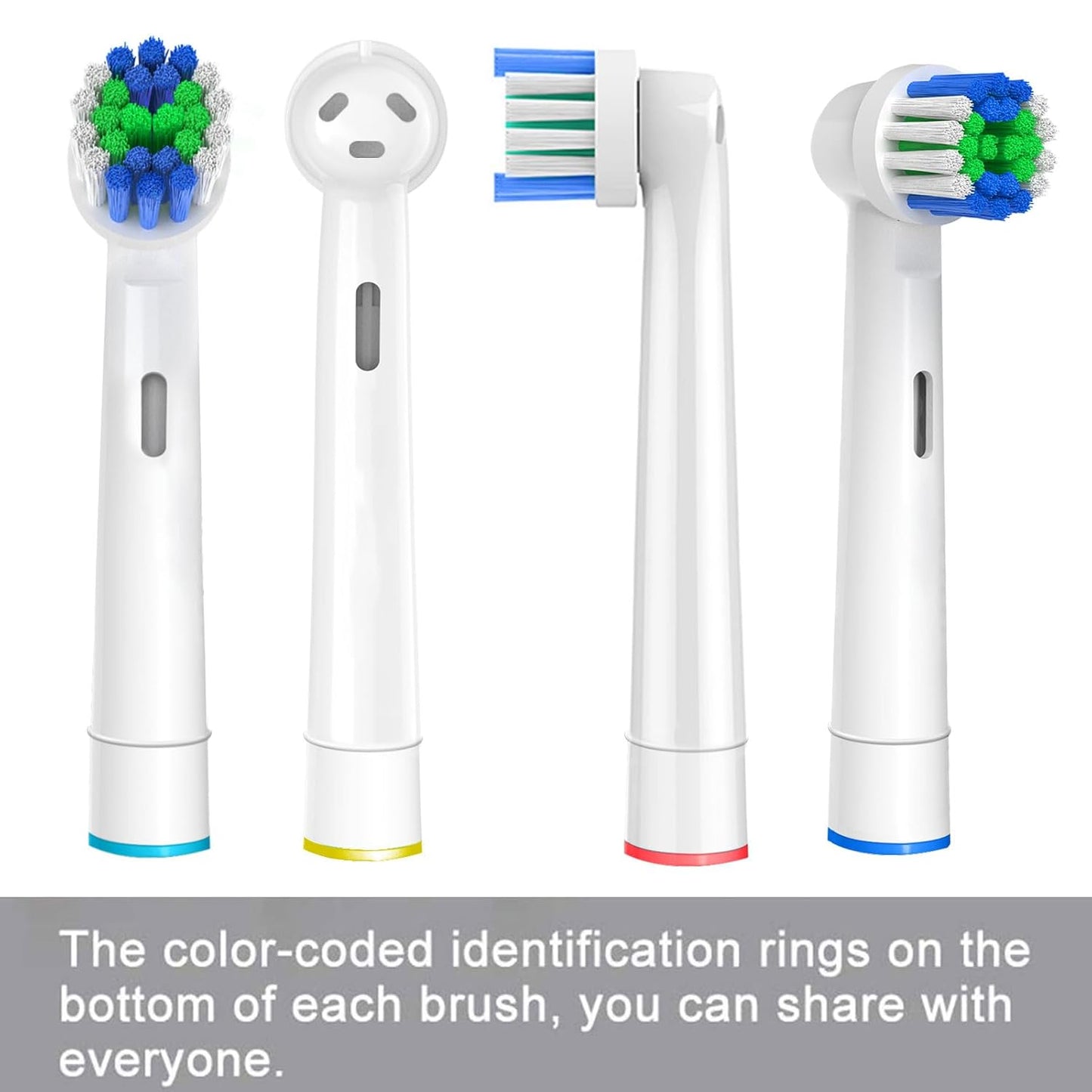 Replacement Toothbrush Heads Compatible with Oral B Braun, 12 Pcs