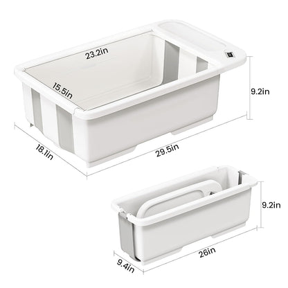 Collapsible Baby Bathtub with Smart Temperature Display