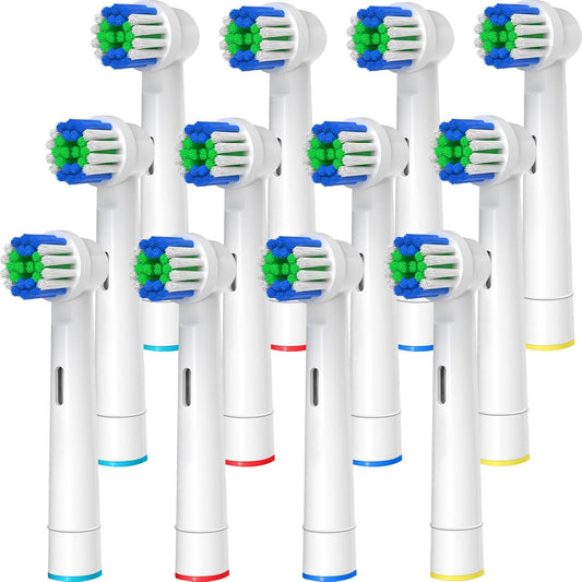 Replacement Toothbrush Heads Compatible with Oral B Braun, 12 Pcs