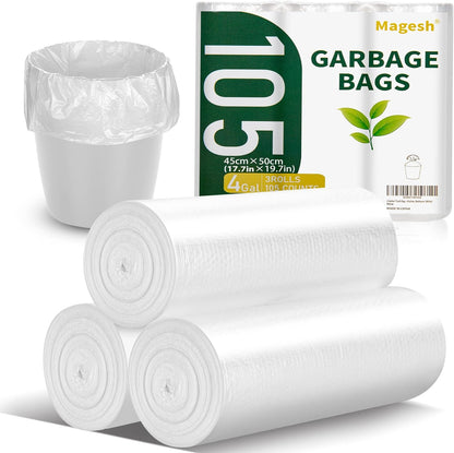 Magesh 4 Gallon Trash Bag, 105pc