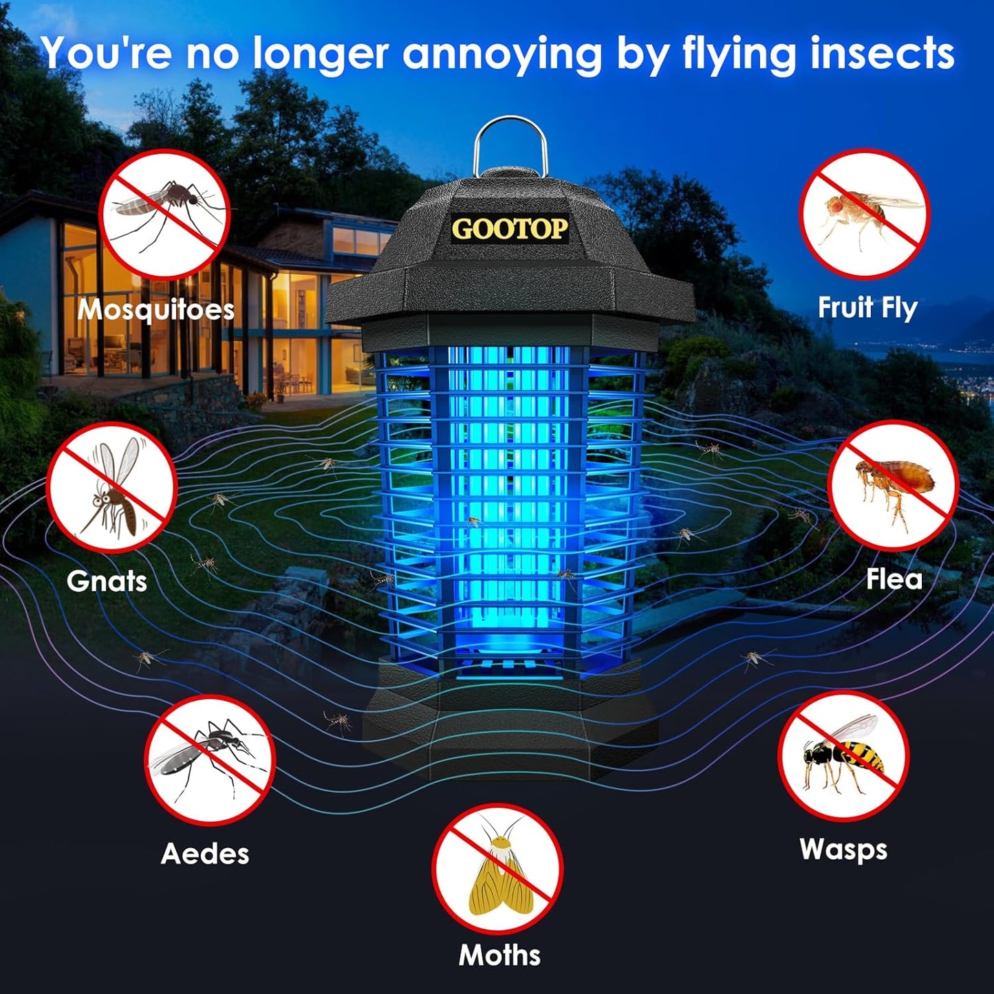 GOOTOP Bug Zapper Outdoor